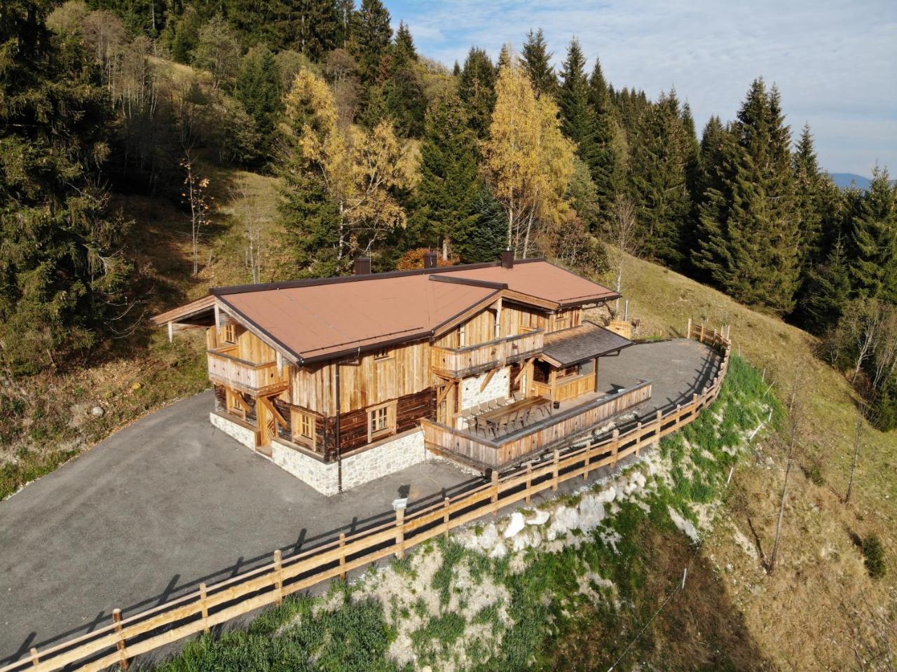 Vila Almhuette Lengau Saalbach-Hinterglemm Exteriér fotografie
